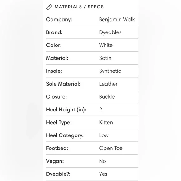 FIONA Dyeable Women's White Satin Low Kitten Heel Open Toe Sandals Style 46315 - Picture 9 of 9